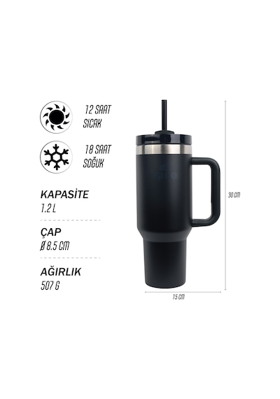 Igloo Stadler Thermo-mug 1.2 Litre-siyah Diğer