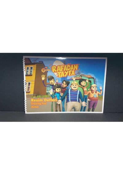 Rafadan Tayfa Desim Defteri 25x35 15 Sayfalı Çok Renkli