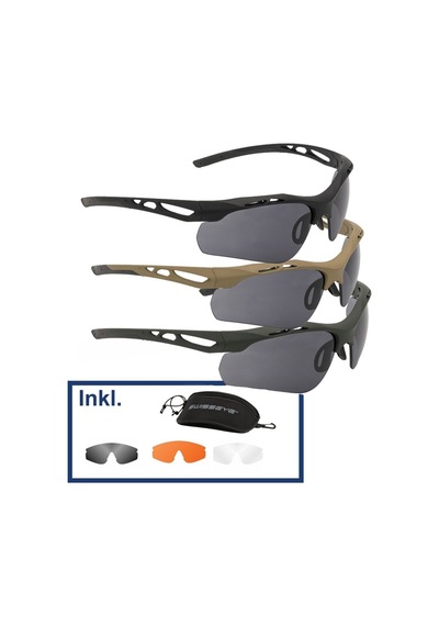 Swiss Eye Attac Tactical Gözlük Black Siyah