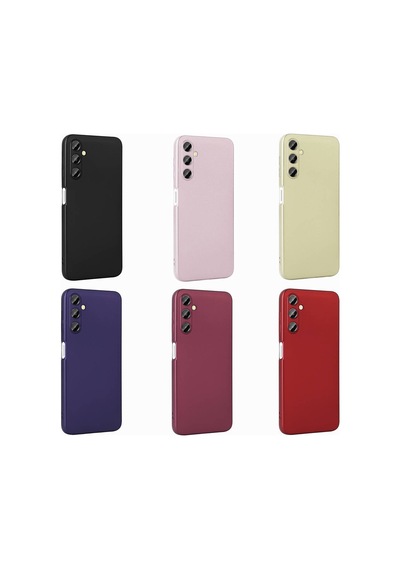 Zore Galaxy A25 Kılıf Nvth Premier Silikon Kapak - Mürdüm
