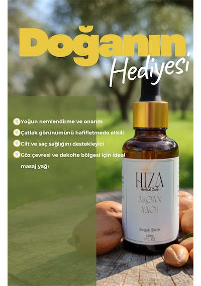 Hiza Herbal Care Doğal Argan Yağı 30 ML