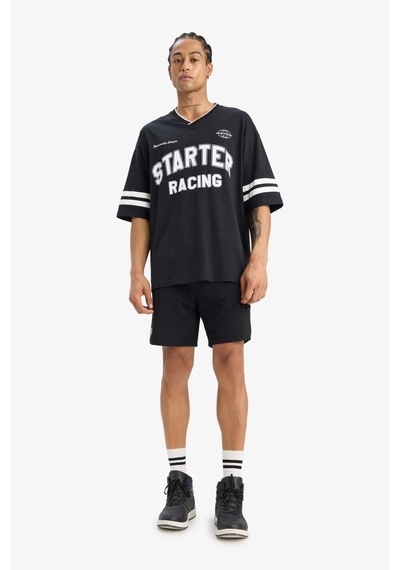 DeFacto %100 Pamuk Loose Fit Bisiklet Yaka Sırt Baskılı Kısa Kollu Tişört F0188AX25SMBK81 DeFacto %100 Pamuk Loose Fit Bisiklet Yaka Sırt Baskılı Kısa Kollu Tişört F0188AX25SMBK81
