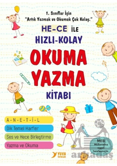 Hece İle Hızlı Kolay Okuma Yazma Kitabı