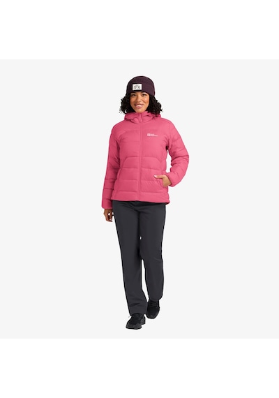 Jack Wolfskin Ather Down Hoody Pembe Kadın Mont A60330 Çok Renkli