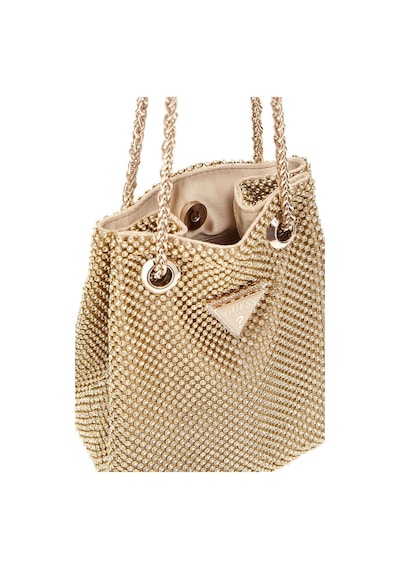 Guess Kadın Bej Zalina Clutch El Çantası Sarı