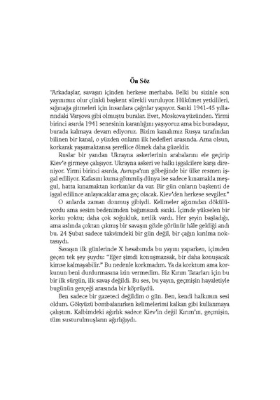 Hürriyet Namlunun Ucunda - Ukrayna Direnişinin Tanıkları /