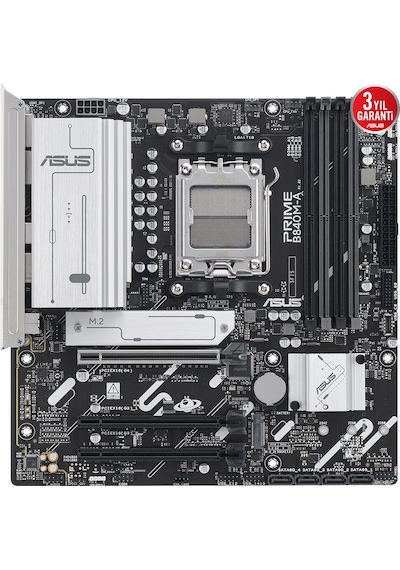 Asus Prıme B840m-a-csm Ddr5 Hdmı-dp Typec Pcıe 4.0 Am5 Matx Kurumsal Anakart