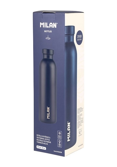 Mılan 643020b 1918 Lacivert Paslanmaz Termos Matara 591ml