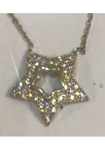 8 Ayar Yıldız Altın Kolye-2 54Gm-42Cm-Zincirde Altın