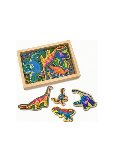 Melissa&Doug Ahşap Mıknatıslı Dinozorlar