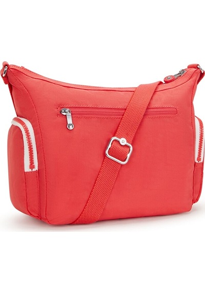 Kipling Kıplıng Gabb S Küçük Boy Omuz Çantası Kırmızı Almost Coral Kırmızı
