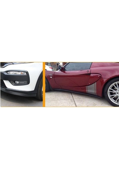 Renault Kangoo İle Uyumlu Ez Lip Yapıştırmalı Yan Marşpiyel Ve Ön Tampon Eki