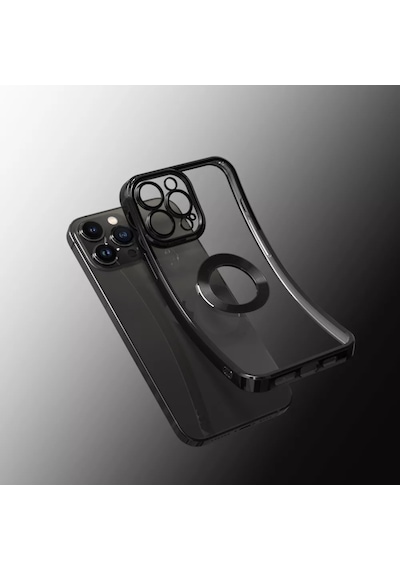 Apple Uyumlu iPhone 11 Kilif 5D Kamera Ve Lens Korumali Plating Logo Cut Case 558235732