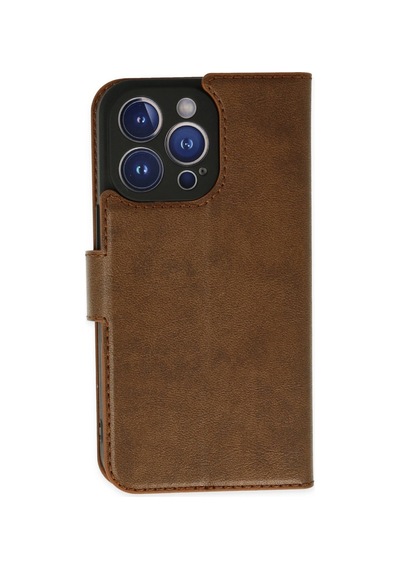 iPhone Uyumlu 14 Pro Kılıf Trend S Plus Kapaklı Kılıf - Taba