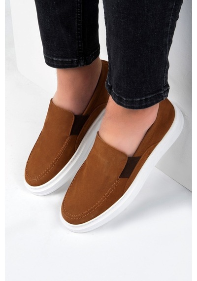 Menta Erkek Hakiki Deri Nubuk Sneaker, Loafer Sneaker, Hakiki Deri Sneaker, Erkek Snaker