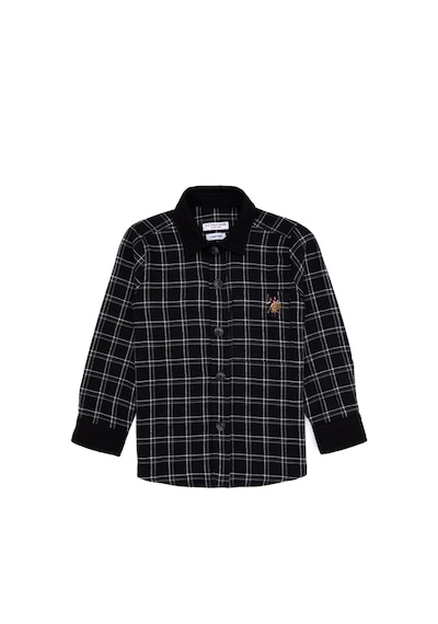U.s. Polo Assn. Erkek Çocuk Gri Gömlek Desenli 50316674-vr024 Gri