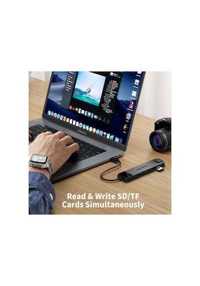 Lemorele Tc100 13 İn 1 Usb Type-c Dock Çoklayıcı, Audio Ses 2x 4k Hdmı 1x Vga, Gigabit Ethernet Usb Çoğaltıcı
