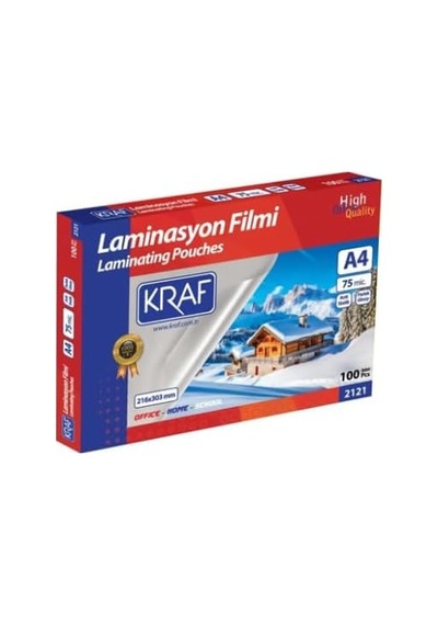 Tr Laminasyon Filmi Parlak A4 75 Mic.100 Lü 2121