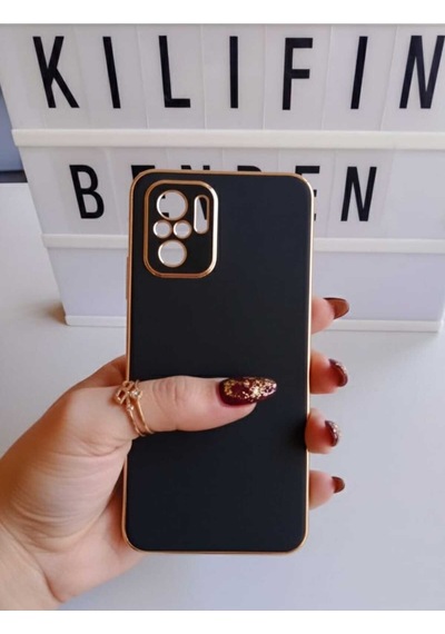 Xiaomi Redmi Note 10 Pro Parlak Kılıf Siyah