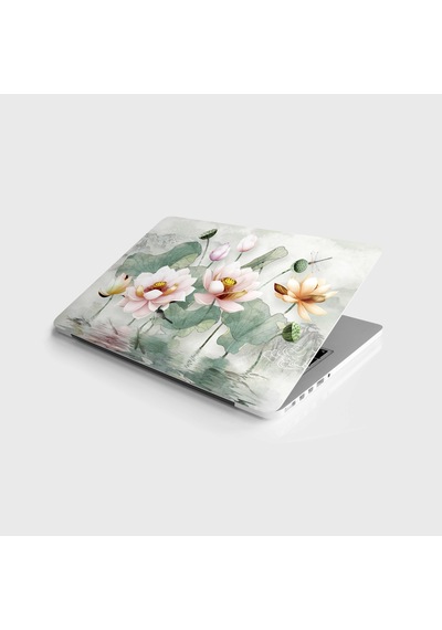 Laptop Sticker Notebook Pc Kaplama Etiketi Çiçek 3d
