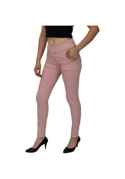 Kadın Yüksek Bel Kanvas Pantolon Bgl-st01575 001