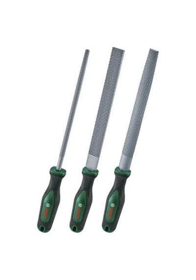 3 Parçalı Törpü Seti, Sert Karbon Çelik Ve Ergonomik Sap