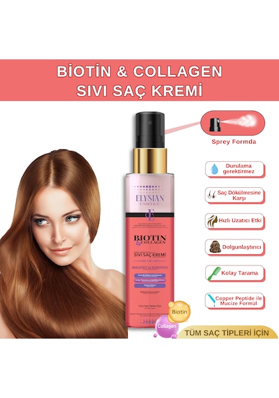 Elysian Essence Biotin & Collagen Sıvı Saç Kremi 150 ML