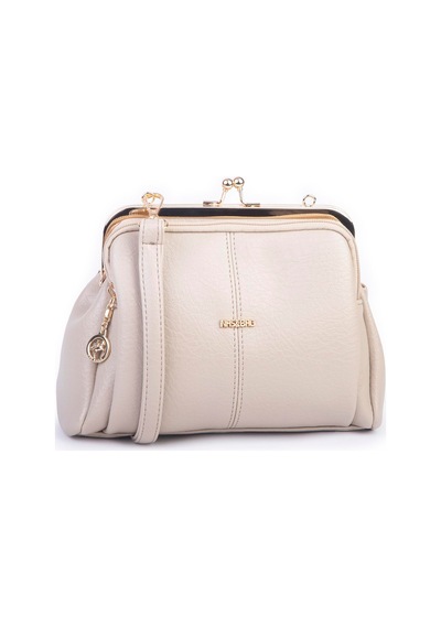 Nas Bag Burslu Klipsli Vintage Omuz Ve Çapraz Çanta 23x20 Cm Ebatlarındadır Kum Victoria Kum