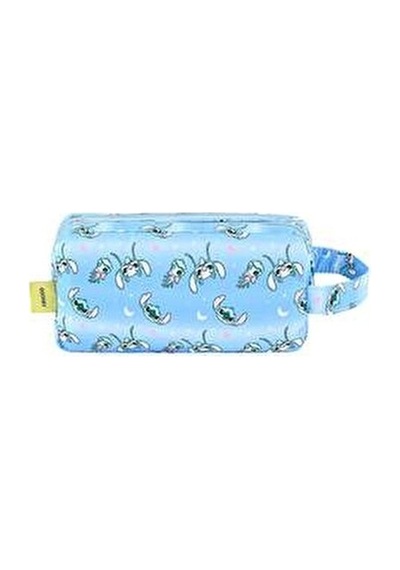 Ottonya Stitch Charm-lx Dramas Kalem Çantası Mavi Renkli Unisex Kullanım İçin Özel Tasarım Çok Renkli