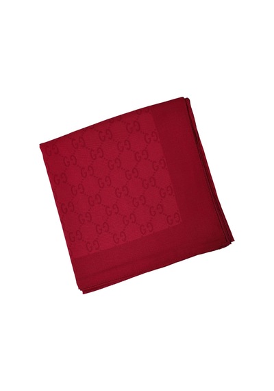 Mim Eşarp Işıl İpek - G Desen Siena Eşarp 100x100 Cm Kırmızı