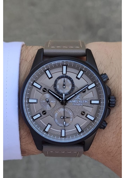 Daniel Klein Exclusive Vizon Renk Aktif Göstergeli Erkek Kol Saati