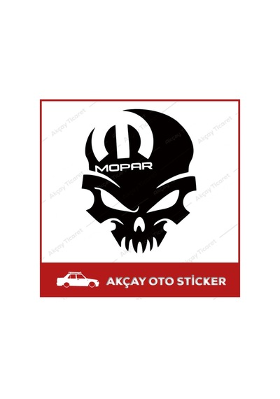 Mopar Kuru Kafa Sticker Kuru Kafa Oto Sticker Mopar Sticker