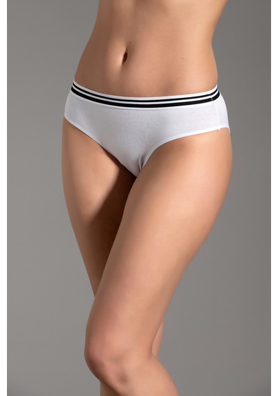 Newbra Kadın Penye Slip Külot - Beyaz