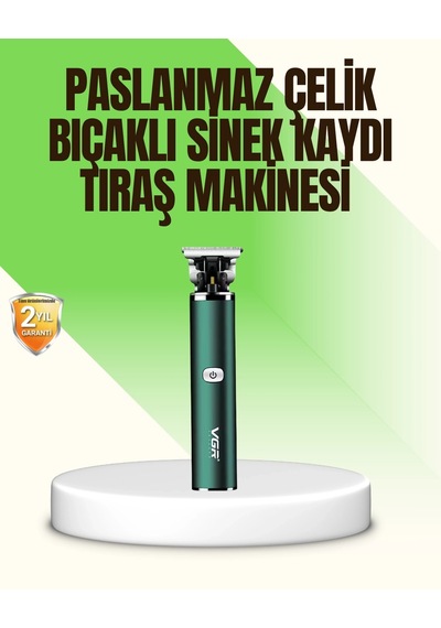 Ceylan Adam Koyu Yeşil Profesyonel Metal Gövdeli Saç Kesme Makinesi