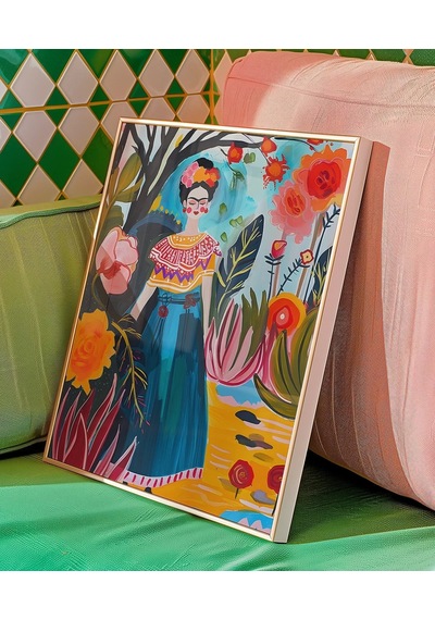 Çerçevesiz Poster Frida Nın Rüyası