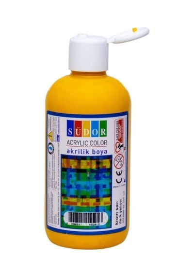 Südor Sd1008-02 Akrilik 250ml Krom Sarı Çok Renkli