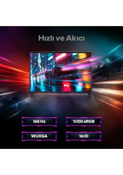 Game Garaj Slayer X5T-5050-C6 i5 13500HX 32 GB 1 TB SSD RTX5050 16" Wuxga Free Dos Dizüstü Bilgisayar