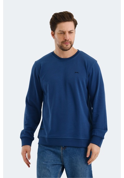 Slazenger Orvar In Erkek Lacivert Sweatshırt