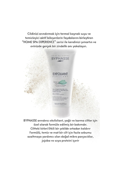 Byphasse Yağlı ve Karma Ciltler için Temizleyici ve Arındırıcı Yüz Peeling 150 ML