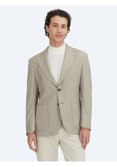 Kip Kahverengi Kareli Modern Fit Ceket Kahverengi
