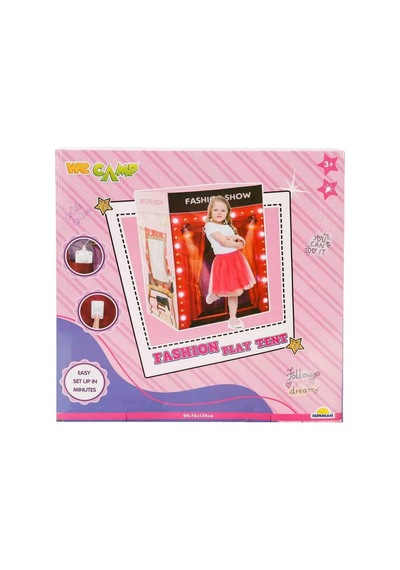 Işıklı Moda Oyun Çadırı - Özel Seri S00002501 Pembe