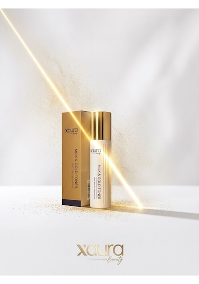 X-aura Beauty Milk & Gold Toner Işıltı Ve Tazelik Veren Gözenek Sıkılaştırıcı Lüks Tonik