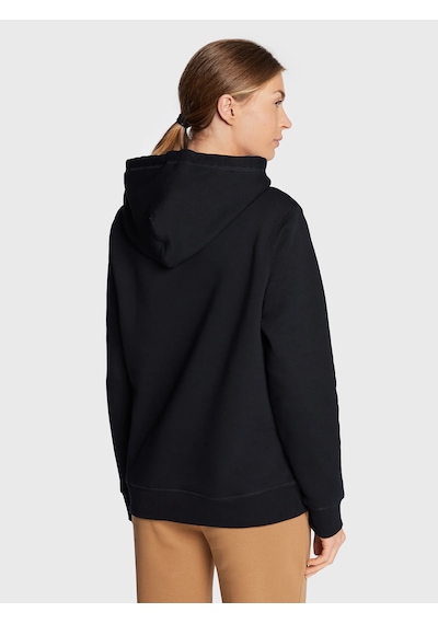 Tommy Hilfiger Byan Kapşonlu Sweatshirt Cepsiz Siyah