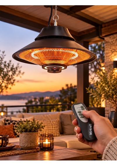Elırg R.c 2000 Watt Işıklı Ve Kumandalı Karbon Infrared Soba