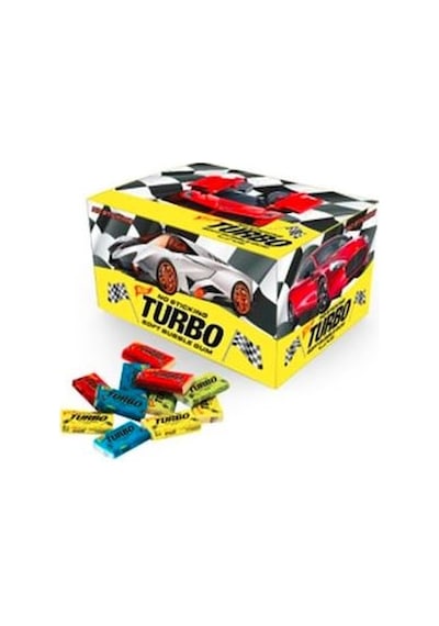 Turbo Tutti Frutti Aromalı Şekerli Sakız 100 Adet
