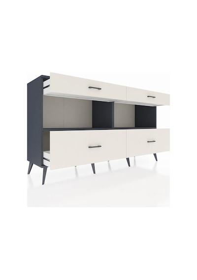 Hyperion Konsol 2 Raflı 4 Çekmeceli 176x44x99 Antrasit-antrasit/ Antrasit-antrasit/aytaşı Hyperion Konsol 2 Raflı 4 Çekmeceli 176x44x99 Antrasit-antrasit/ Antrasit-antrasit/aytaşı