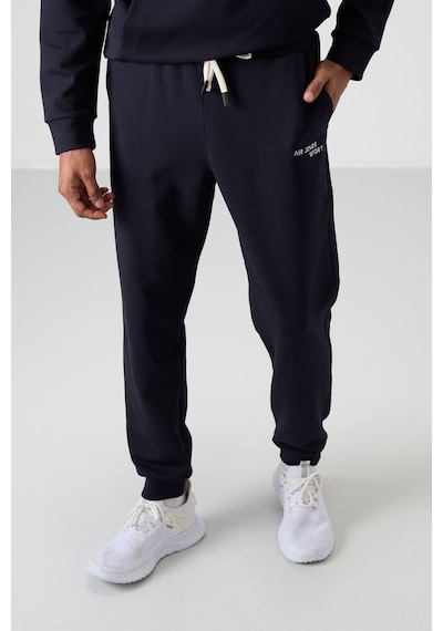 Tommy Life Lacivert Pamuklu Kalın Yumuşak Dokulu Comfort Fit Nakışlı Erkek Eşofman Takım - 85255 Lacivert