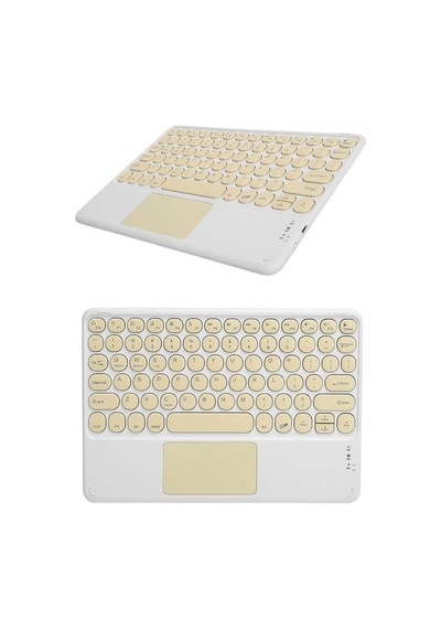 Bluetooth Touchpad Klavye Ultra İnce Taşınabilir Q Klavye Yeni Nesil Najmaddin