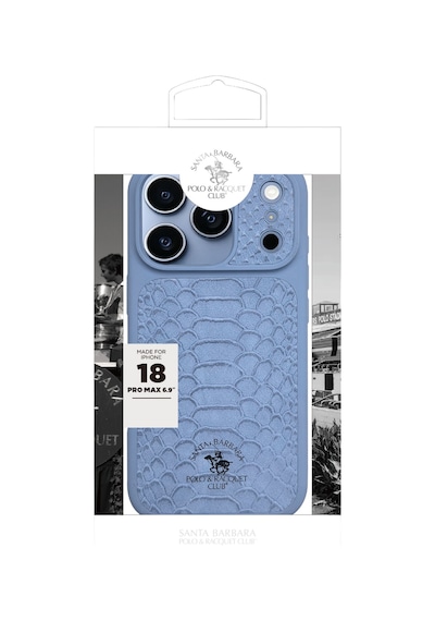 Sbprc İphone 18 Pro Max / 17 Pro Max Kılıf Pu Deri Timsah Tasarım M-safe Business Knight Kapak Mor