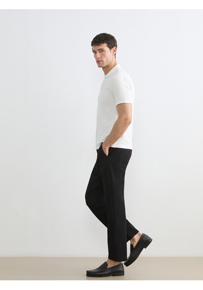 Lcw Vision Siyah Beli Lastikli Regular Fit Erkek Pantolon